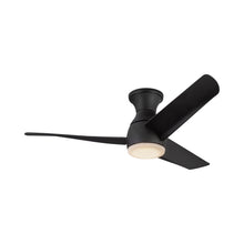 Load image into Gallery viewer, Thalia LED Flush Mount Ceiling Fan in Detail.