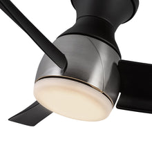 Load image into Gallery viewer, Thalia LED Flush Mount Ceiling Fan in Detail.