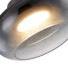 Load image into Gallery viewer, Trinity LED Semi Flush Mount Ceiling Light in Detail.