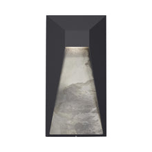 Load image into Gallery viewer, Twilight Outdoor LED Wall Light in Black.