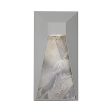 Load image into Gallery viewer, Twilight Outdoor LED Wall Light in Gray.