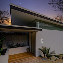 Load image into Gallery viewer, Twilight Outdoor LED Wall Light in Outside Area.