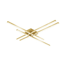 Load image into Gallery viewer, Vega Minor LED Flush Mount Ceiling Light in Brushed Gold (Large).