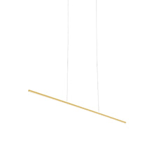 Load image into Gallery viewer, Vega Minor LED Linear Pendant Light in Brushed Gold (Small).