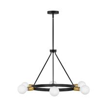 Load image into Gallery viewer, Orla Chandelier in Black (Medium).