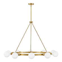 Load image into Gallery viewer, Orla Chandelier in Lacquered Brass (Large).