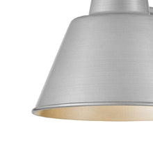 Load image into Gallery viewer, Wes Outdoor Gooseneck Barn Wall Light in Detail.