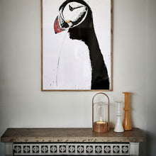 Load image into Gallery viewer, Candlelight LED Table Lamp in living room.