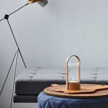 Load image into Gallery viewer, Candlelight LED Table Lamp in Detail.