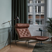 Load image into Gallery viewer, Carronade Floor Lamp in living room.