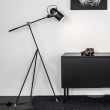 Load image into Gallery viewer, Carronade Floor Lamp in living room.