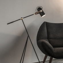 Load image into Gallery viewer, Carronade Floor Lamp in living room.