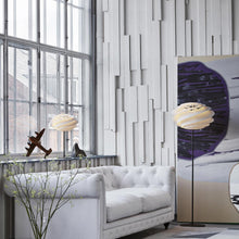 Load image into Gallery viewer, Swirl Table Lamp in living room.