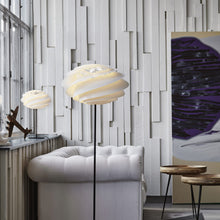 Load image into Gallery viewer, Swirl Table Lamp in living room.