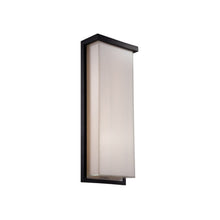 Load image into Gallery viewer, Ledge Outdoor LED Wall Light in Large/Black.