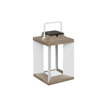 Load image into Gallery viewer, Blade Outdoor Solar LED Lantern in Duratek/White (Small).