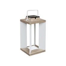 Load image into Gallery viewer, Blade Outdoor Solar LED Lantern in Duratek/White (Medium).