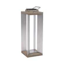 Load image into Gallery viewer, Blade Outdoor Solar LED Lantern in Duratek/Stainless Steel (Large).