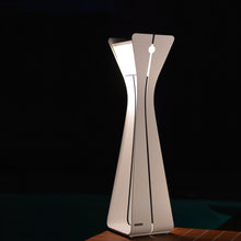 Load image into Gallery viewer, Bloom Outdoor Solar LED Floor Lamp in Outside Area.