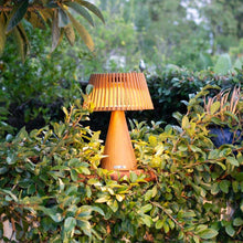 Load image into Gallery viewer, Enoki Outdoor Solar LED Table Lamp in Outside Area.