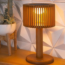 Load image into Gallery viewer, Pixy Outdoor Solar LED Table Lamp in living room.