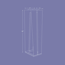Load image into Gallery viewer, Skaal Outdoor Solar LED Lantern - line drawing.