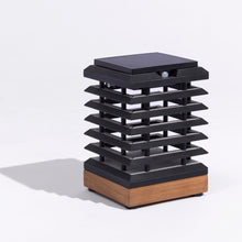 Load image into Gallery viewer, Tekura Outdoor Solar LED Table Lamp in Detail.
