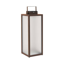 Load image into Gallery viewer, Tradition Outdoor Solar LED Lantern in Corten (Large).