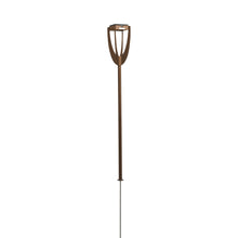 Load image into Gallery viewer, Tulip Outdoor Solar LED Torch Light in Corten.