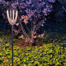 Load image into Gallery viewer, Tulip Outdoor Solar LED Torch Light in Outside Area.