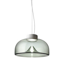 Load image into Gallery viewer, Aella LED Pendant Light in Smoke Grey/Matte White (Large).
