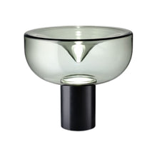 Load image into Gallery viewer, Aella LED Table Lamp in Smoke Grey/Matte Black (Medium).