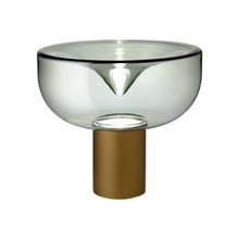 Load image into Gallery viewer, Aella LED Table Lamp in Smoke Grey/Matte Bronze (Medium).