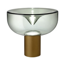 Load image into Gallery viewer, Aella LED Table Lamp in Smoke Grey/Matte Bronze (Large).