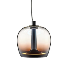 Load image into Gallery viewer, Aurelia LED Pendant Light in Shaded Burgundy/Matte Gunmetal (Small).