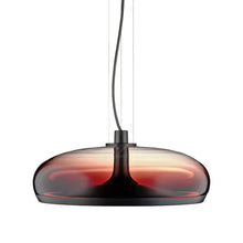 Load image into Gallery viewer, Aurelia LED Pendant Light in Shaded Burgundy/Matte Gunmetal (Large).