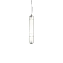 Load image into Gallery viewer, Stacking LED Vertical Pendant Light in Transparent (Medium).