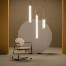 Load image into Gallery viewer, Stacking LED Vertical Pendant Light in gallery.