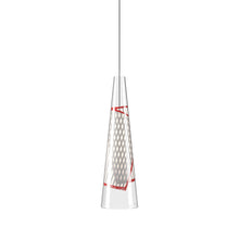 Load image into Gallery viewer, Cono di Luce LED Pendant Light in Red (Small).