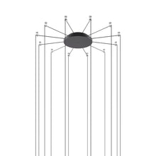 Load image into Gallery viewer, Radial Canopy in Matte Black (12-Light).
