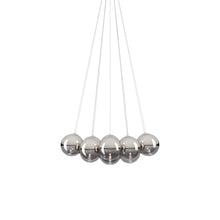 Load image into Gallery viewer, Random Cloud LED Pendant Light in Chrome (9.05-Inch/14-Light).