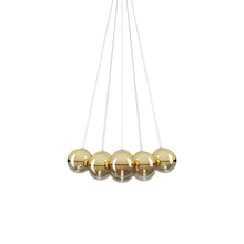 Load image into Gallery viewer, Random Cloud LED Pendant Light in Gold (9.05-Inch/14-Light).