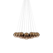 Load image into Gallery viewer, Random Cloud LED Pendant Light in Glossy Bronze (9.05-Inch/19-Light).