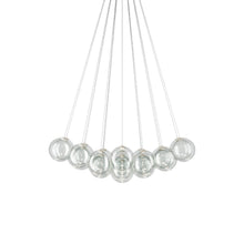Load image into Gallery viewer, Random Cloud LED Pendant Light in Clear (9.05-Inch/23-Light).