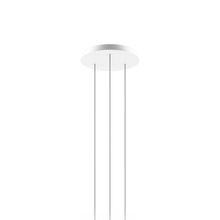 Load image into Gallery viewer, Round Canopy in Matte White (3-Light).