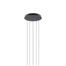 Load image into Gallery viewer, Round Canopy in Matte Black (5-Light).