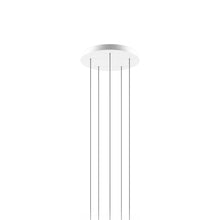 Load image into Gallery viewer, Round Canopy in Matte White (5-Light).