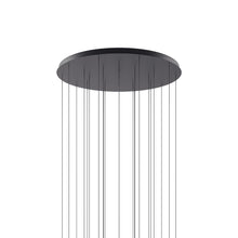 Load image into Gallery viewer, Round Canopy in Matte Black (24-Light).
