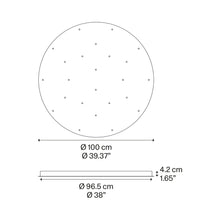 Load image into Gallery viewer, Round Canopy - line drawing.