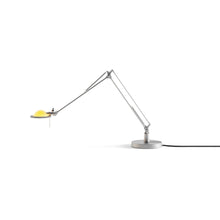 Load image into Gallery viewer, Berenice Table Lamp in Aluminium/Yellow (12-Inch).